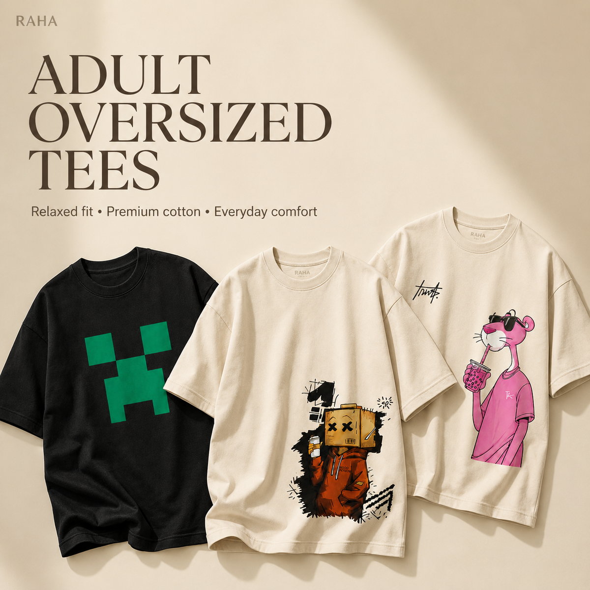 Adult Oversized Tees