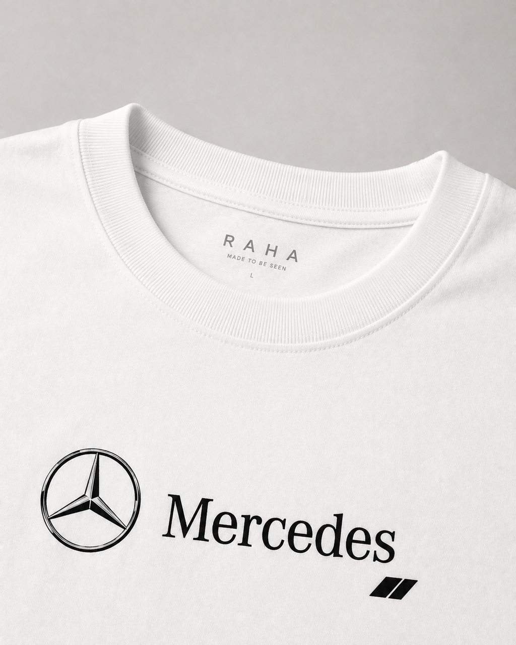 Mercedes AMG GT Graphic Oversized T-Shirt – White