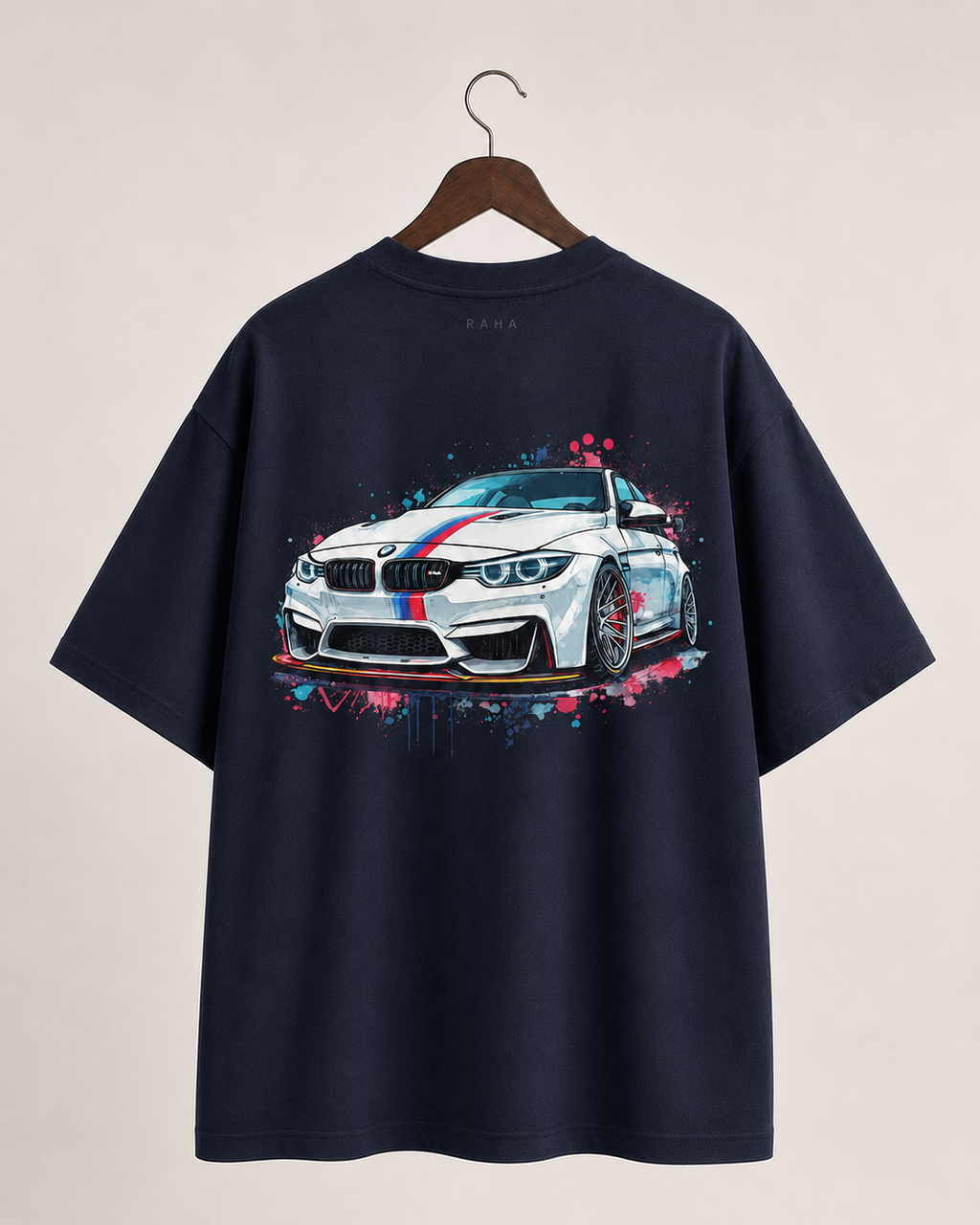 BMW M Graphic Oversized T-Shirt – Black