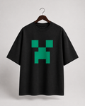 Creeper Graphic Oversized T-Shirt – Black