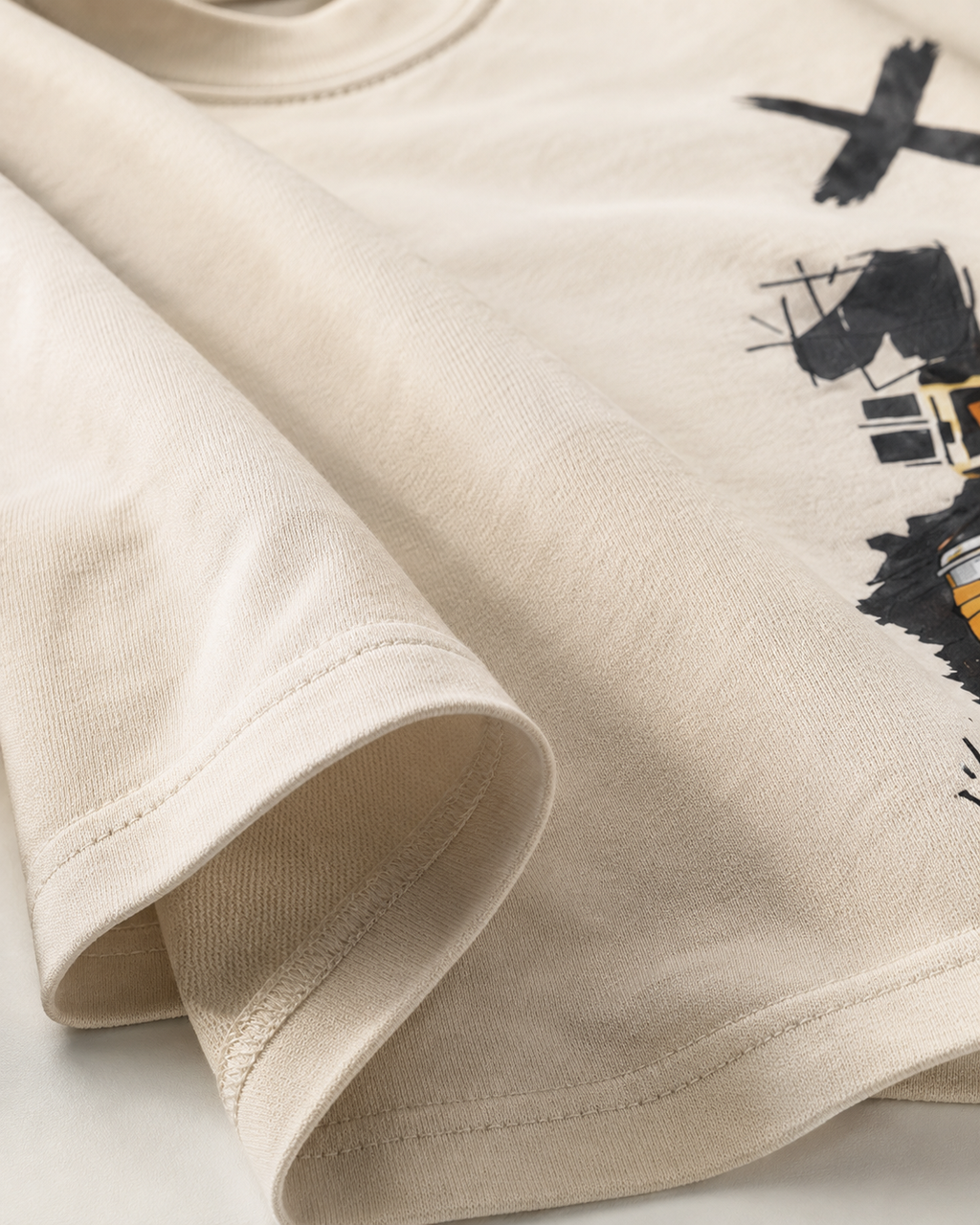 Good Person Graphic Oversized T-Shirt – Beige