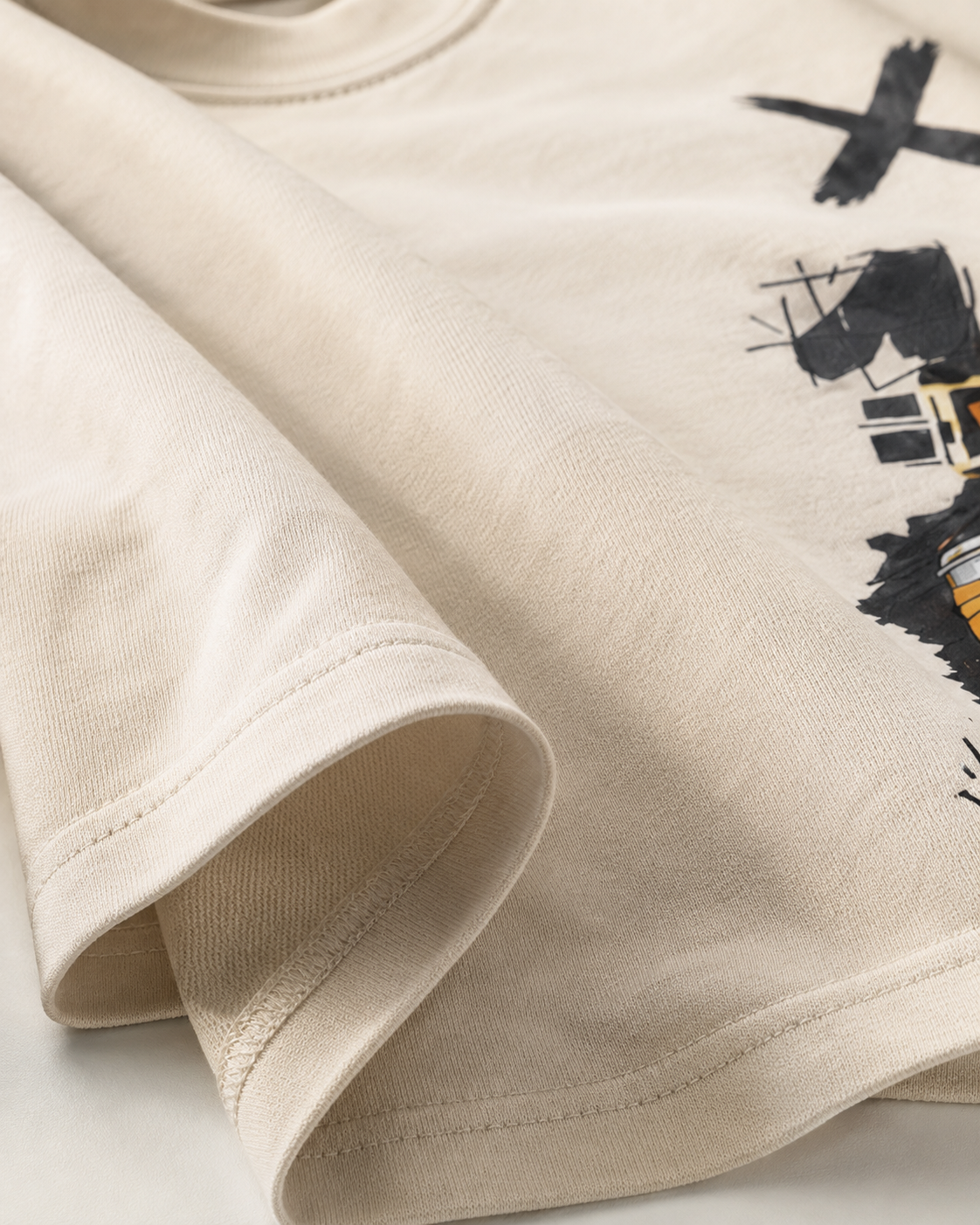 Good Person Graphic Oversized T-Shirt – Beige